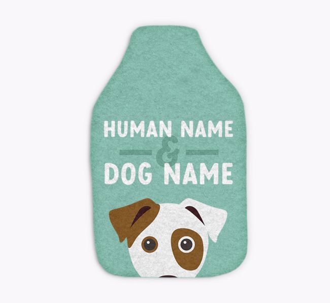 Human and Dog Names: Personalised {breedFullName} Hot Water Bottle